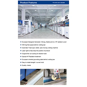 Contiunous High Frequency PVC Welding Machine, Track Welder