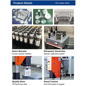 Ultrasonic plastic welding machine for PVC