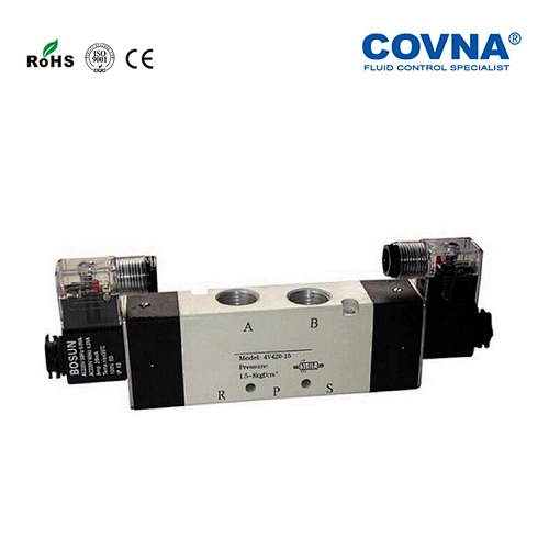 5 Way 3 Position Double Solenoid Air Valve 1/4