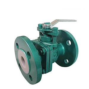 COVNA DN150 6 inch 2 Way Double Flange Type Cast Steel Lever Operated Ball Valve