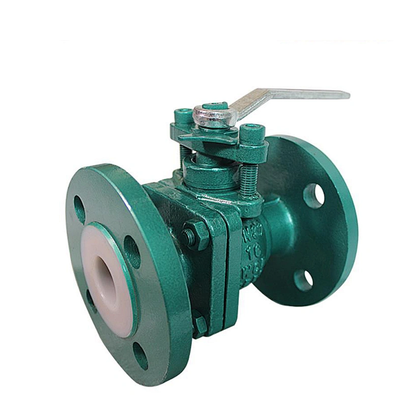 COVNA DN150 6 inch 2 Way Double Flange Type Cast Steel Lever Operated Ball Valve