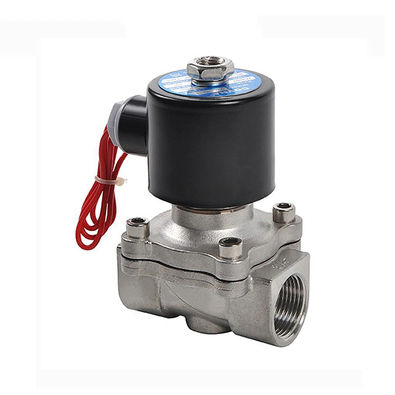 COVNA DN25 1 inch 2 Way 12 Volt Normally Closed Stainless Steel Solenoid Valve