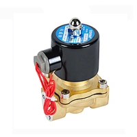 COVNA DN15 1/2 inch 2 Way 12 Volt Normally Closed Brass Propane Gas Solenoid Valve