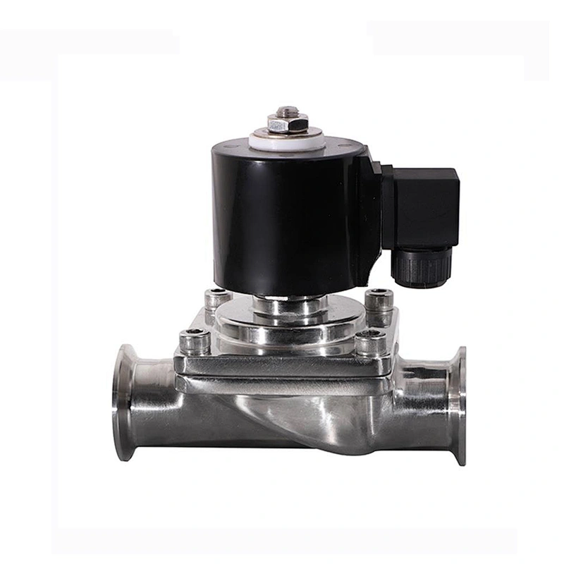 Tri Clamp Two Way Stainless Steel Food Grade Sanitary Water Solenoid Valve