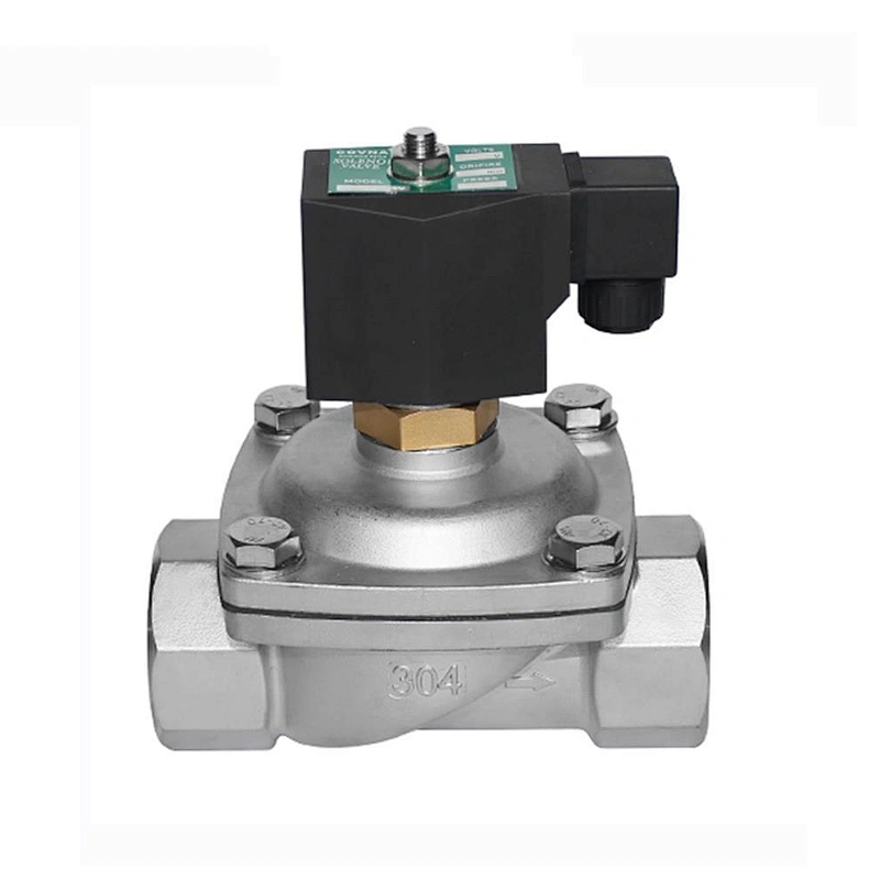 COVNA DN25 1 inch 2 Way 24VAC Normally Open Stainless Steel Air Solenoid Valve