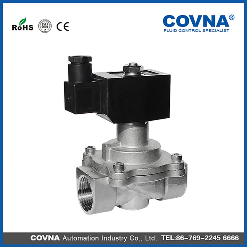 2/2 Way 50 Bar High Pressure Water Pilot Solenoid Valve