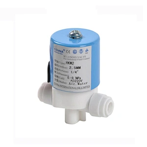COVNA 1/8 inch 2 Way 24V 12V DC Mini PP Plastic Flow Control Solenoid Valve for Ro System