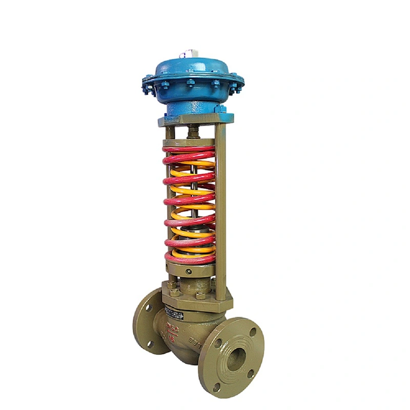 Pressure Regulator Type WCB Flanged Self Regulating Pressure Flow Control Valve