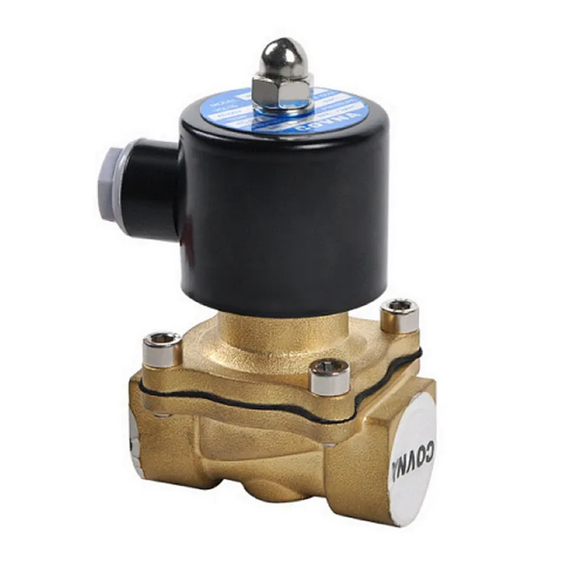 COVNA DN20 3/4 inch 2 Way 12 Volt Normally Closed Brass Electric Solenoid Water Valve
