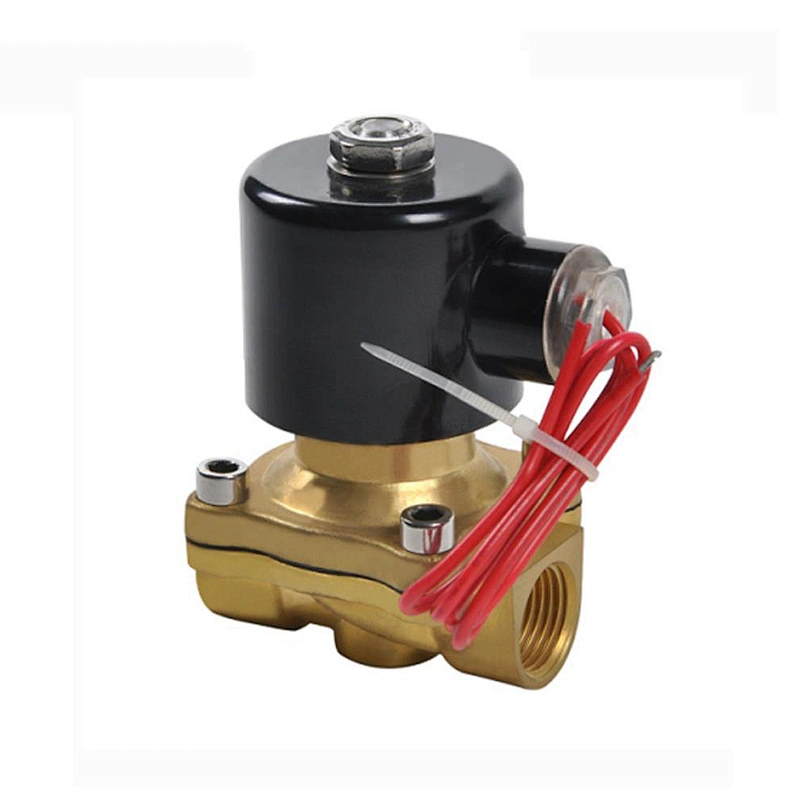 COVNA DN15 1/2 inch 2 Way 12 Volt Normally Closed Brass Propane Gas Solenoid Valve