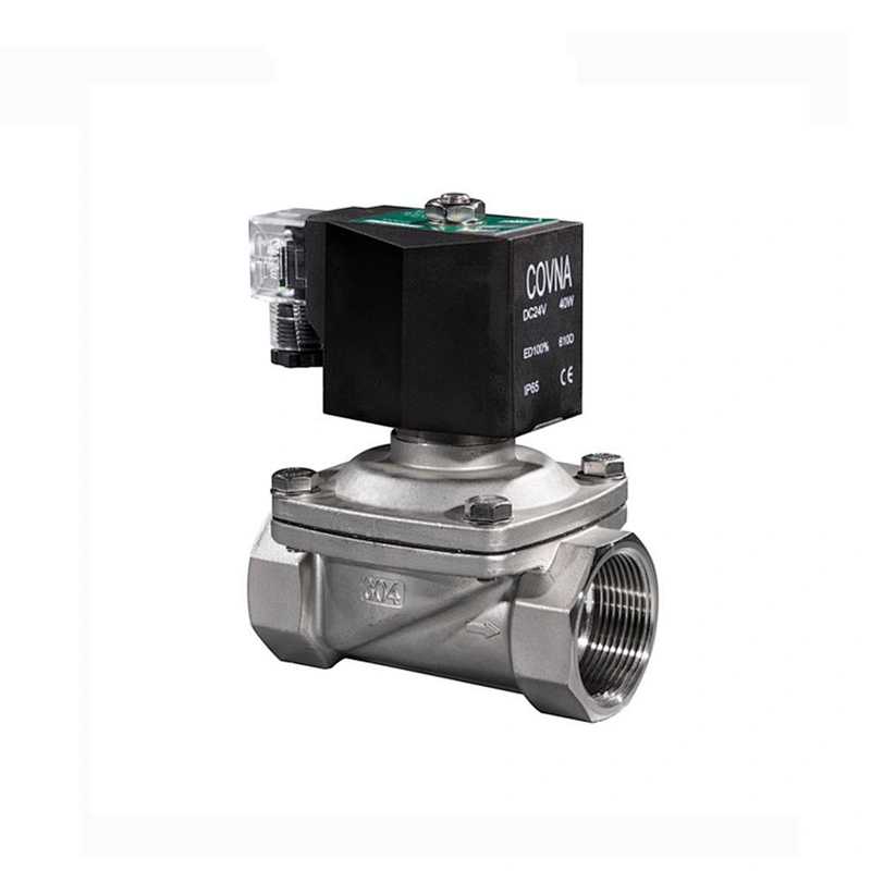 Normally Closed 1/2 inch DC 12V NBR Stainless Steel Water Oil Air Solenoid Valve