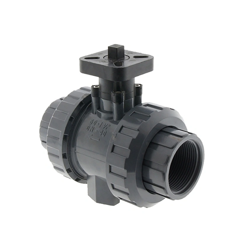 AC220V 4-20mA Intelligent Electronic Water Flow Control 2 Way UPVC Ball Valve