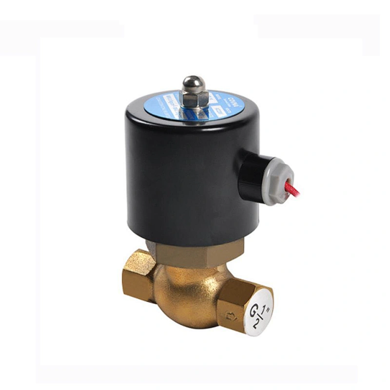 COVNA Normally Closed Brass Steam PTFE Control Solenoid Valve