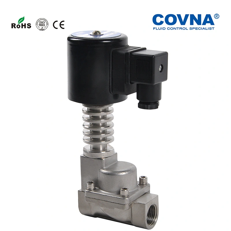 COVNA high temperature pressure relief valve natural gas solenoid valve