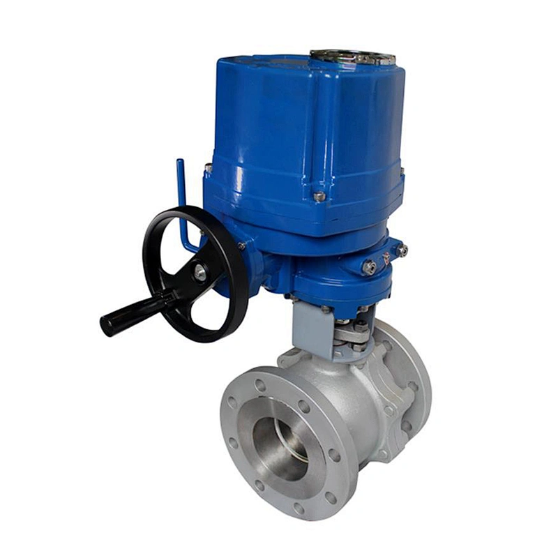 DN50 LQ Series Explosion Proof Motorized Water Ball Valve with F46 Seat Sealing