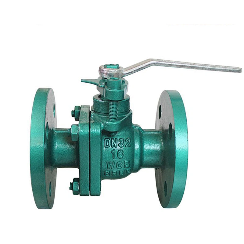 COVNA DN150 6 inch 2 Way Double Flange Type Cast Steel Lever Operated Ball Valve