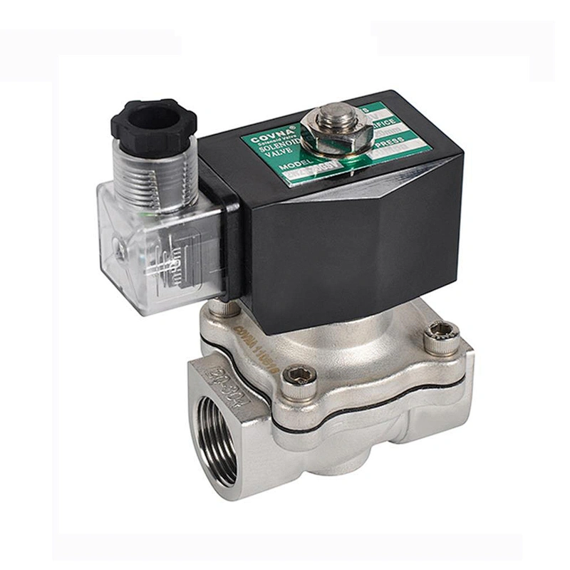 COVNA Valve Manufacturer 2 Way 12V 24V Electric Air Water Solenoid Valve
