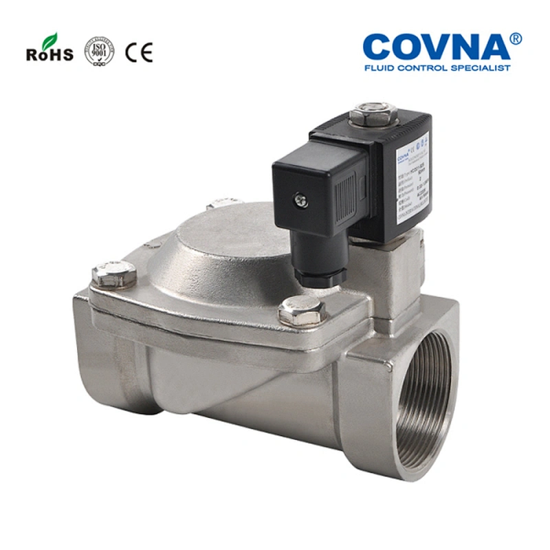 SS304 Stainless Steel Solenoid Valve with Thread Connection