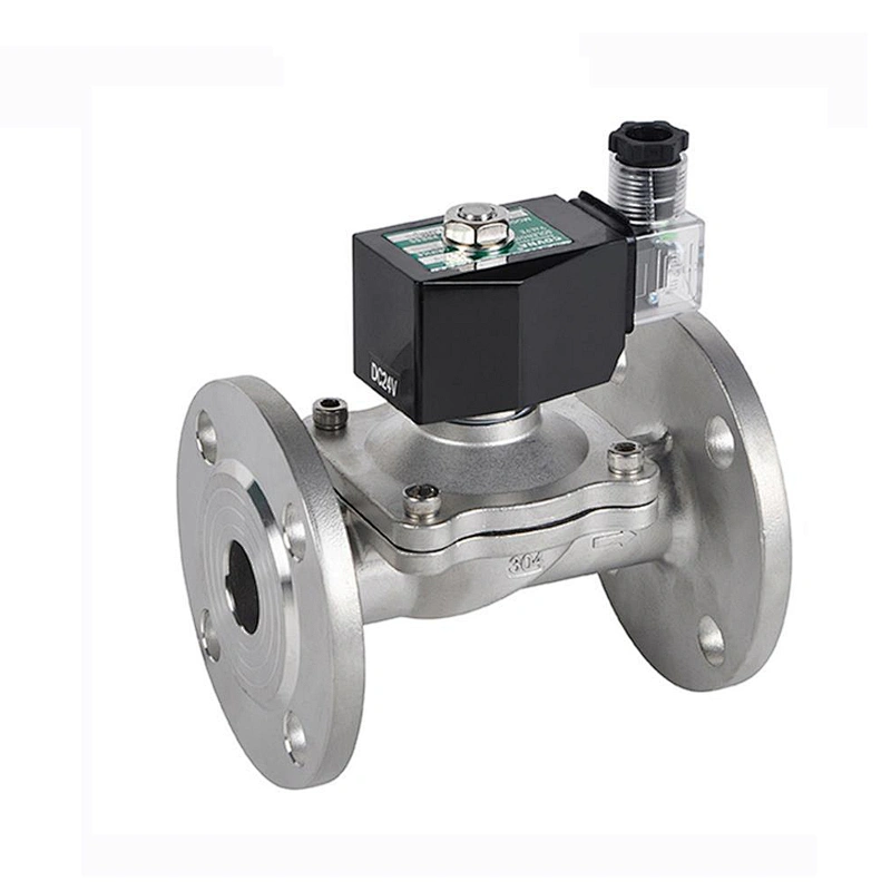 COVNA 12V 24V 3 inch Flange Air Water Solenoid Valve
