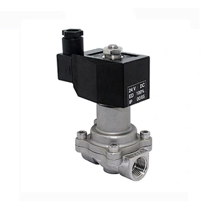 COVNA 1 inch 12V DC Normally Closed High Temperature Stainless Steel Steam Solenoid Valve