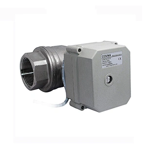 COVNA DN15 1/2 inch 2 Way 24 Volt 1000WOG CF8M Stainless Steel Mini Ball Valve with Electric Drive