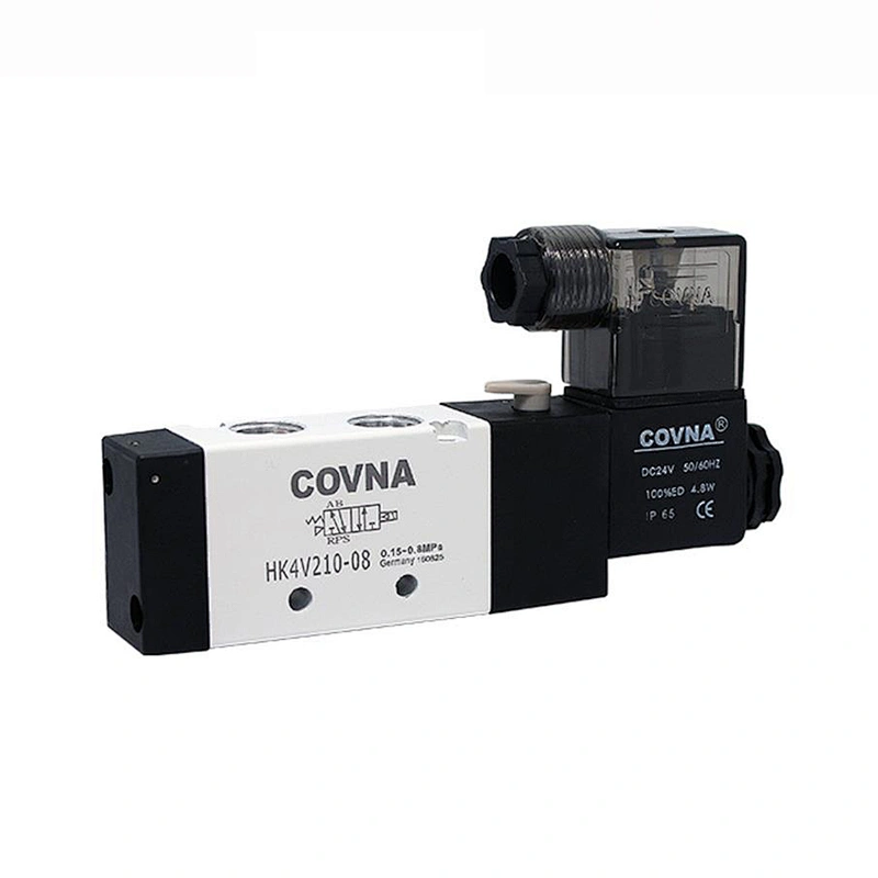 1/4 inch DC24V 5 Way 2 Position Pneumatic Directional Control Valve