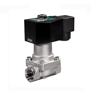 COVNA 1 inch 12V DC Normally Closed High Temperature Stainless Steel Steam Solenoid Valve