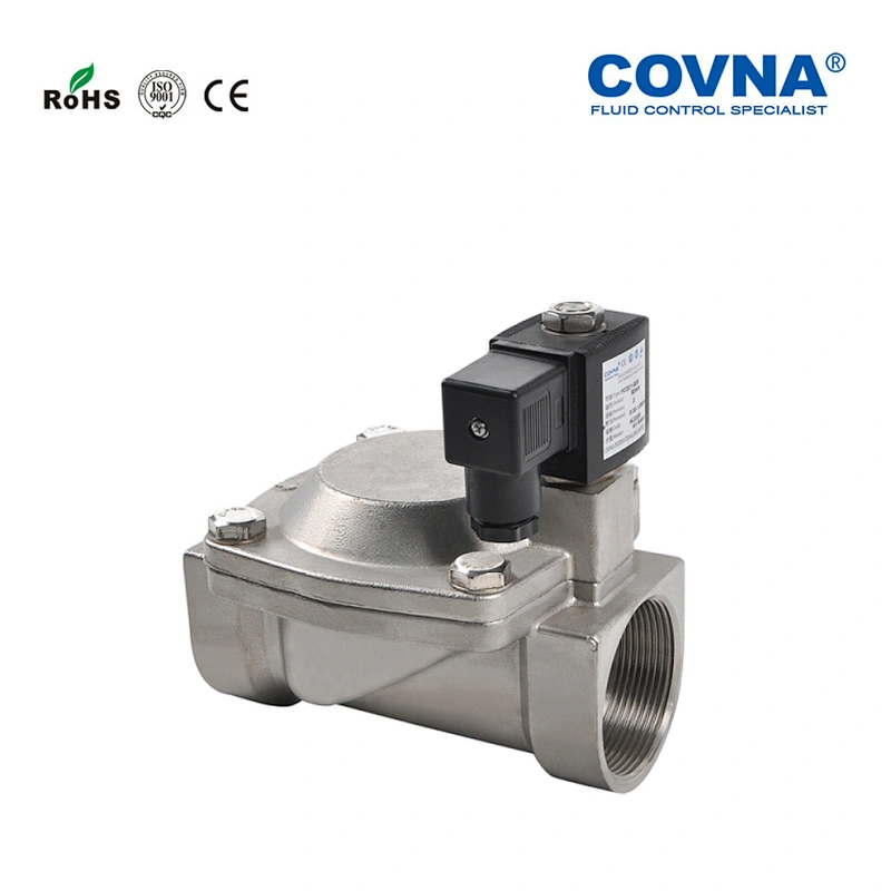 electric diaphragm valve brass threaded 3/4 female 1/4 pushfit solenoid valve