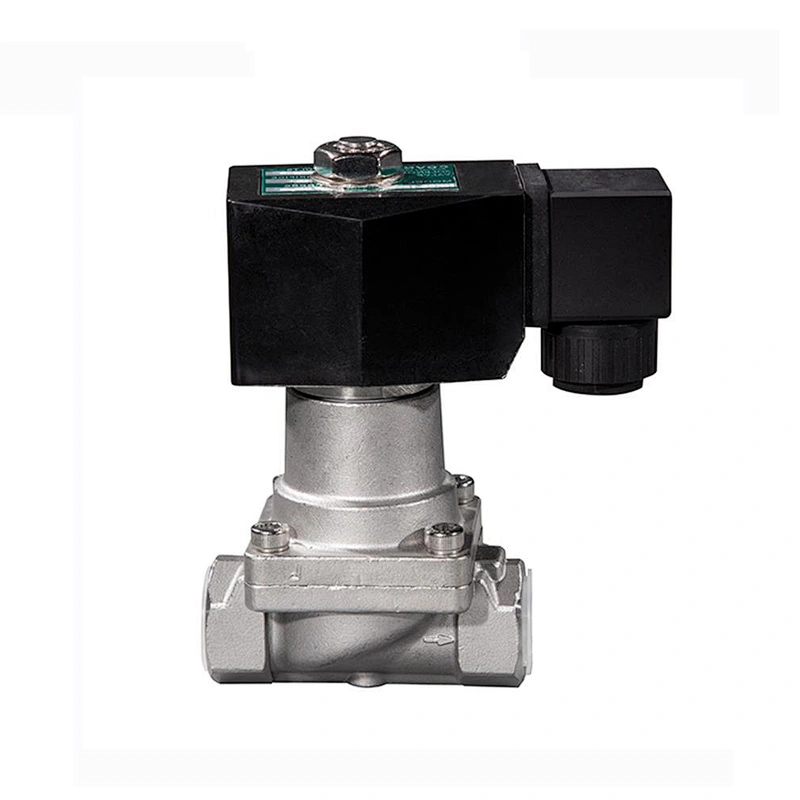 COVNA 1 inch 12V DC Normally Closed High Temperature Stainless Steel Steam Solenoid Valve