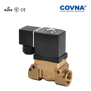 High pressure small size normally closed solenoid valve with pure brass
