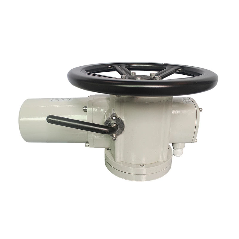 AC380V Motorized Valve Intelligent 4-20ma 450N Multi Turn Electric Actuator