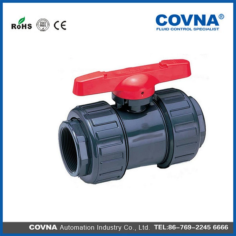 2 Way Double Union Ball Valve / Pipe Fitting for Water
