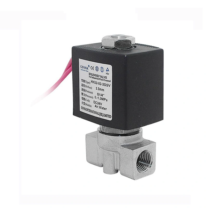 1/8'' Ports Normally Closed Direct Acting Plastic Solenoid Valve