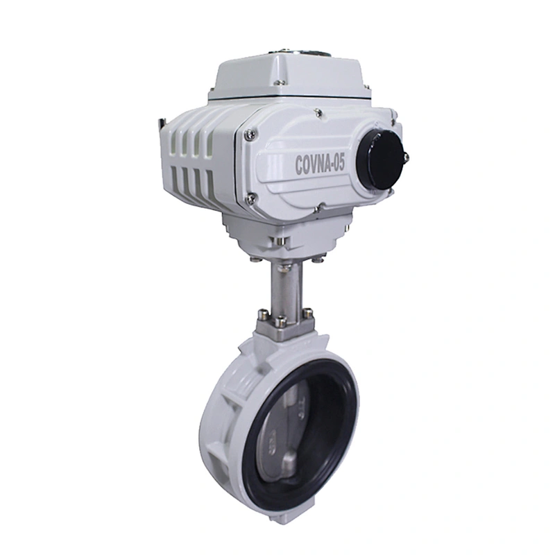 COVNA DN50 2 inch JIS 10K 12 Volt Aluminum Alloy Body Motorized KITZ Butterfly Valve
