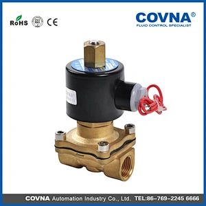 DC 24V Solenoid Direct Acting Brass Valve with Grommet Coil
