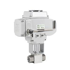 1/2 inch DN15 12V High Pressure 3 Way T Type L Type Stainless Steel Electric Motorized Ball Valve