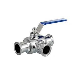Sanitary Quick Clamp End 3 inch Stainless Steel Ball Valve