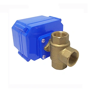 COVNA CWX 15Q 3-Way Brass Threaded Motorized Flow Control Ball Valve