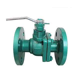 COVNA DN150 6 inch 2 Way Double Flange Type Cast Steel Lever Operated Ball Valve
