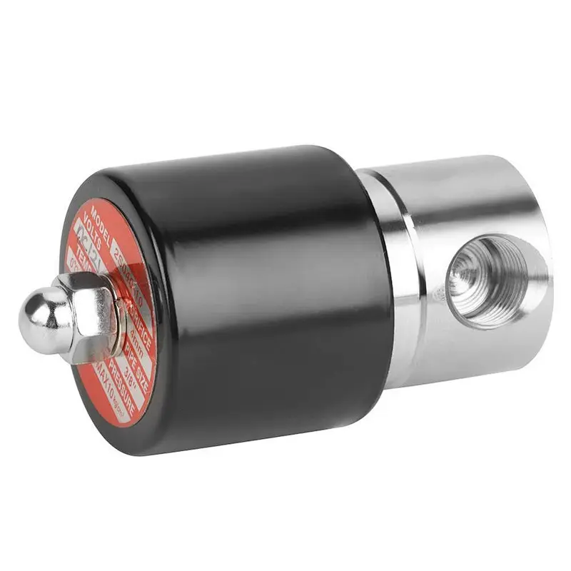 COVNA DN8 1/4 inch 2 Way 12VDC Normally Closed Stainless Steel High Pressure Water Solenoid Valve