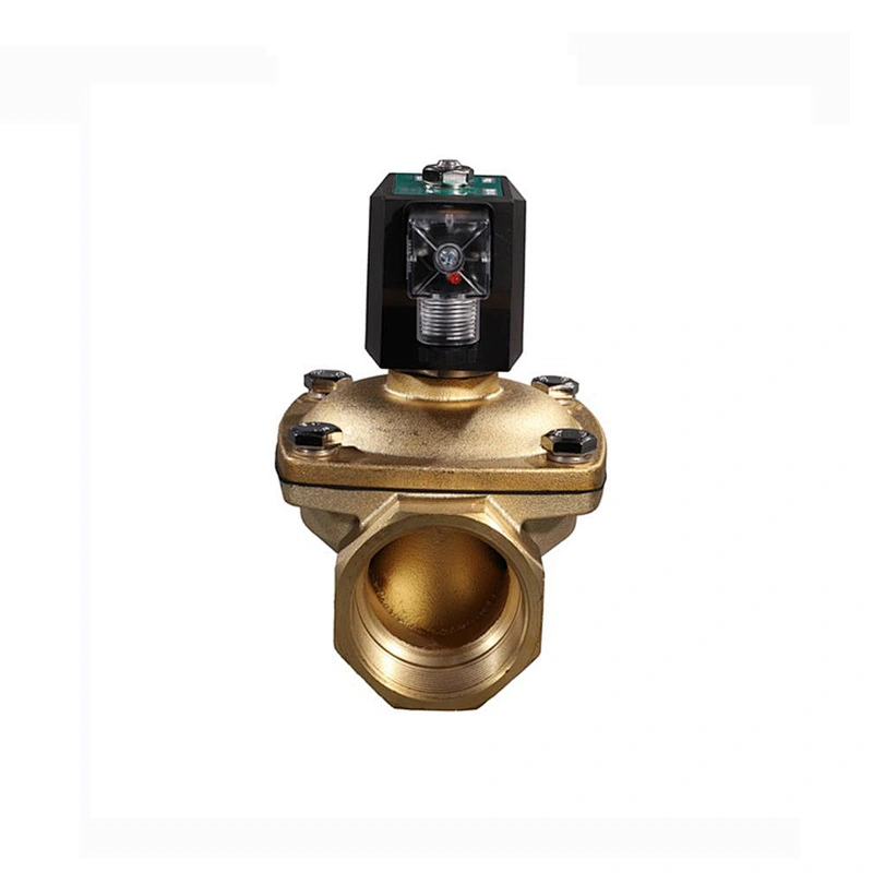 COVNA 12 Volt Brass Solenoid Valve for Gas