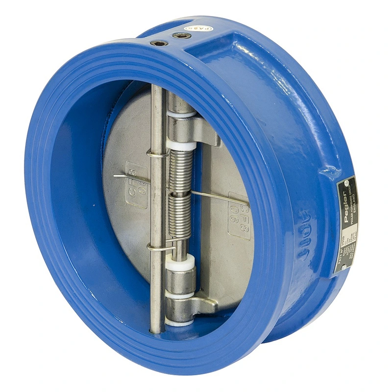 Cast Iron  EPDM Seat Wafer Type Dual Plate Check Valve
