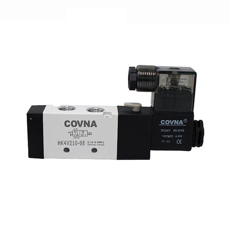 4V210 08 1/4 inch DC24V Single Coil Air Pneumatic Solenoid Valve