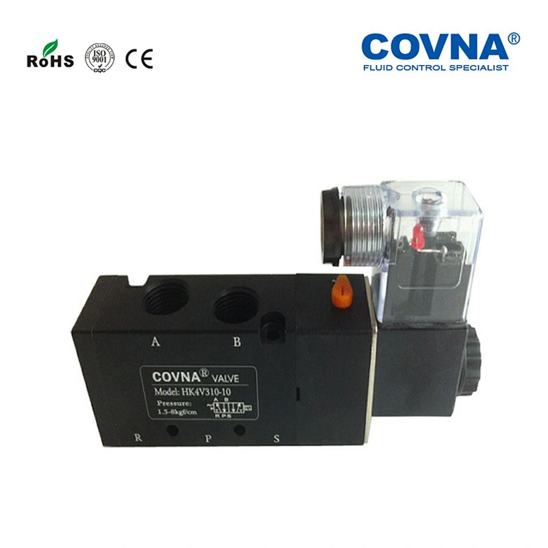 Solenoid Valve, 24V 1.0W 0.1-1 Mpa 1/8 Inch Solenoid Powered Air Valve