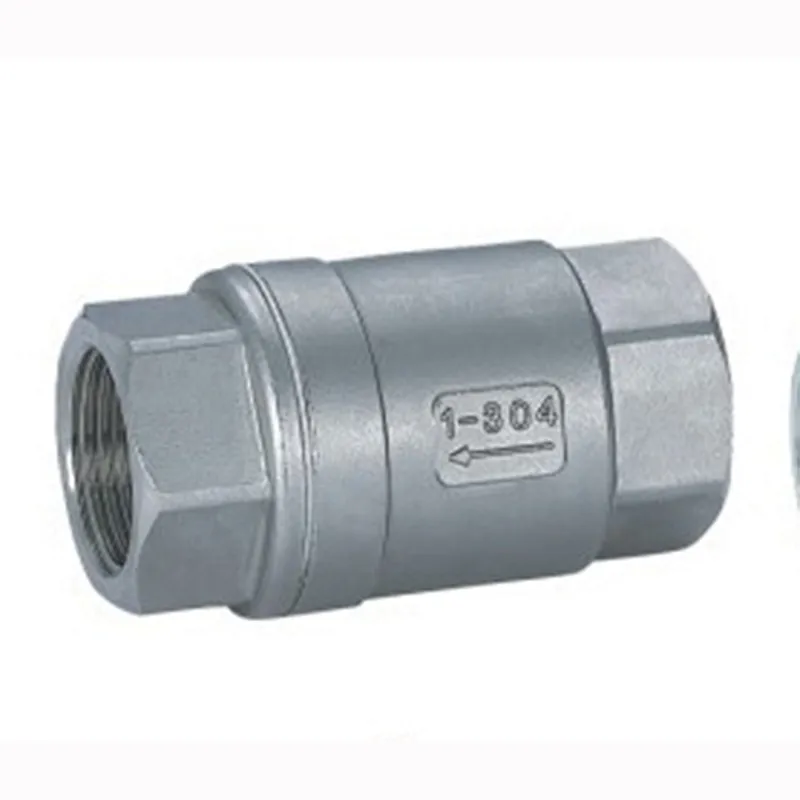 2PC Vertical Stainless steel Spring Female Check Valve