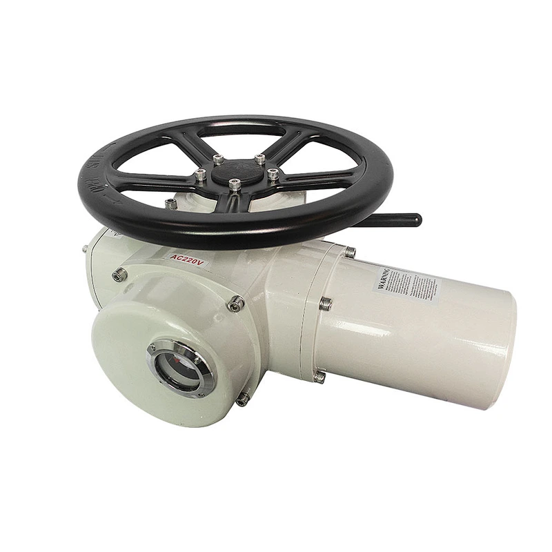 AC380V Motorized Valve Intelligent 4-20ma 450N Multi Turn Electric Actuator