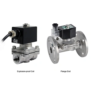 COVNA 1/2 inch 12V 220V Normally Closed Stainless Steel Electro Magnetic Water Gas Solenoid Valve