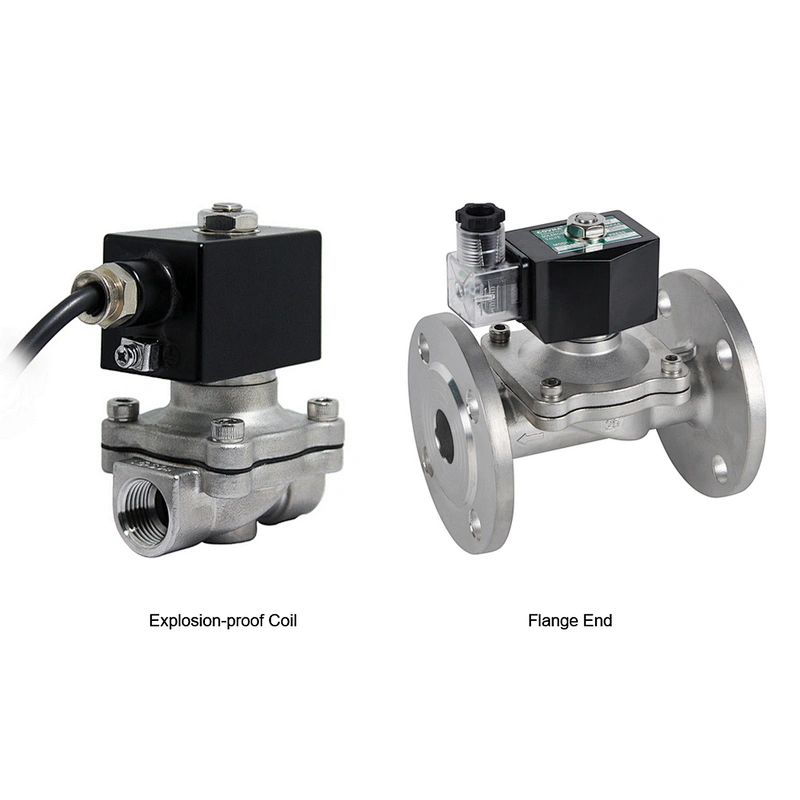 COVNA 1/2 inch 12V 220V Normally Closed Stainless Steel Electro Magnetic Water Gas Solenoid Valve