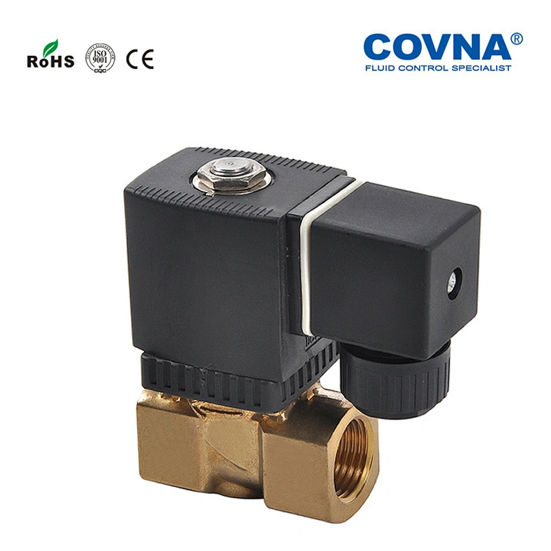 steam vacuum water air solenoid valve brass valve size 1/4