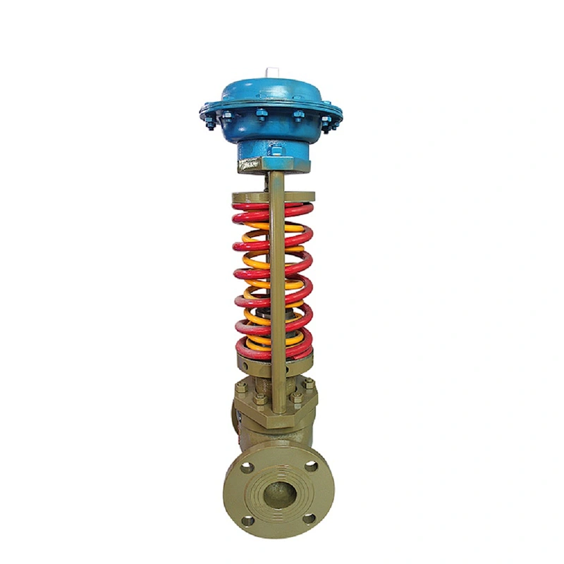 Pressure Regulator Type WCB Flanged Self Regulating Pressure Flow Control Valve